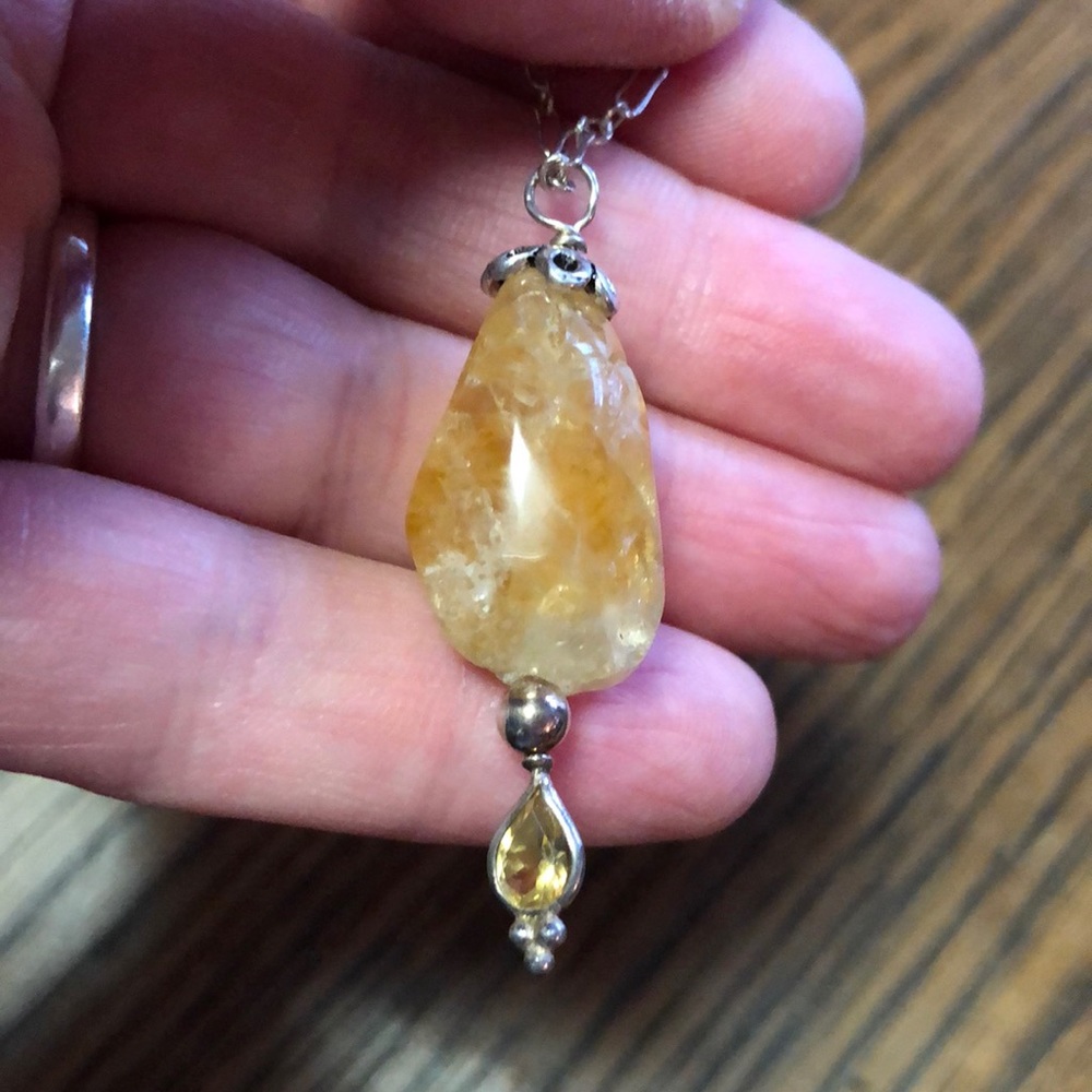Sterling with Citrine gemstone